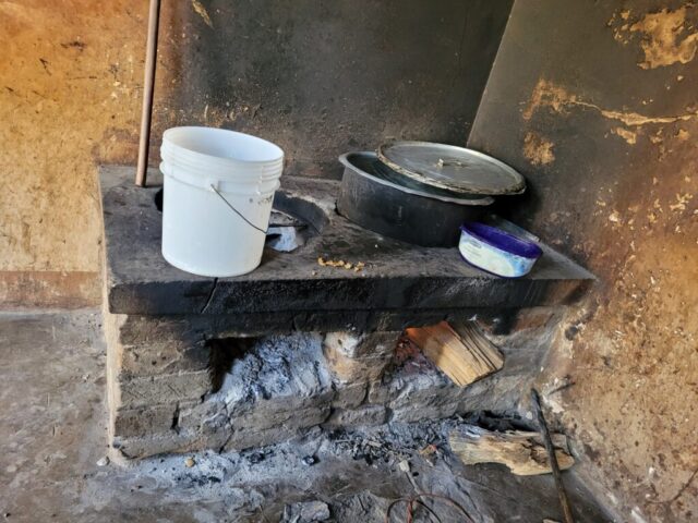 Herd der Köchin vor der Erneuerung